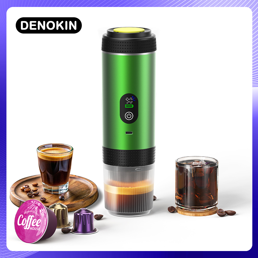 Coffee Equipment Camping - Капсульная кофеварка DENOKIN 3-в-1 с цифровым